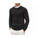 بوكليت ذو نقشة كلاسيكية من مزيج الصوف الفاخر